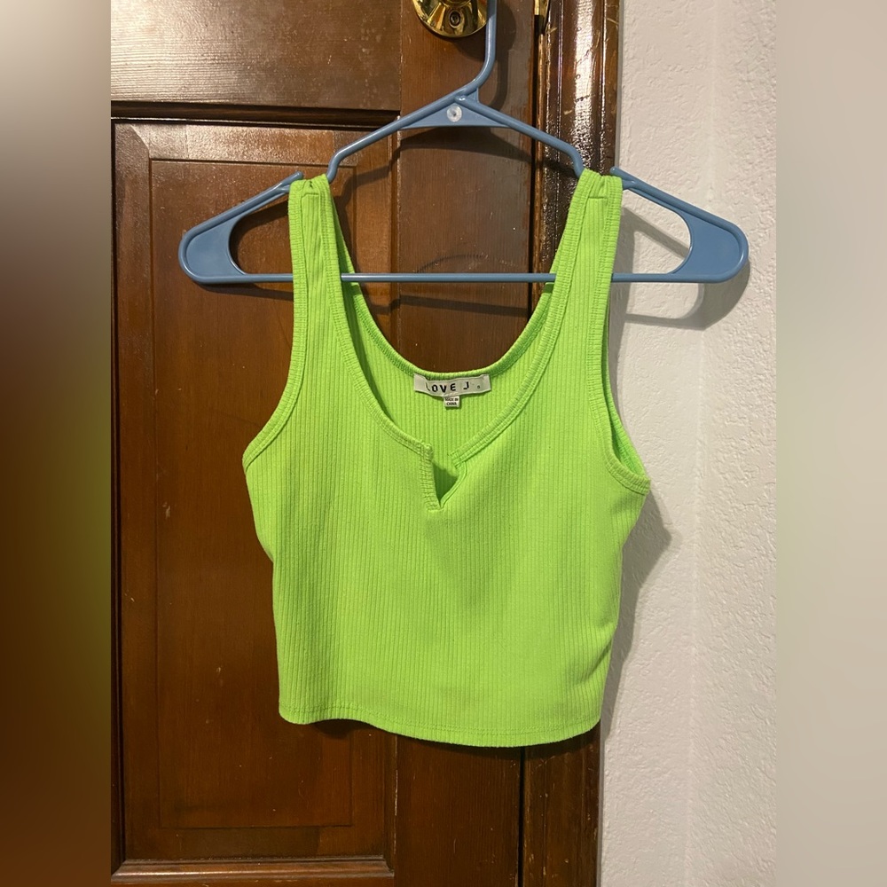 neon green tank